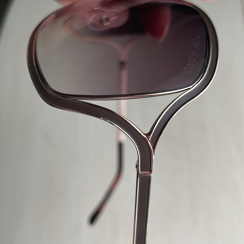 Tom Ford Rickie Sunglasses metal frame, butterfly style- see size in photo - Picture 7 of 8